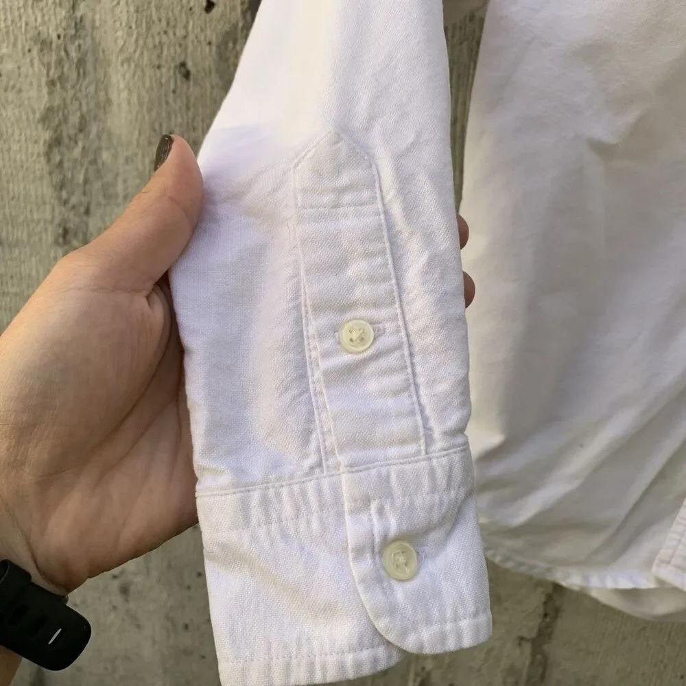 Ralph Lauren Boys Iconic Oxford Button Down Long Sleeve Shirt Casual Preppy Sz 5